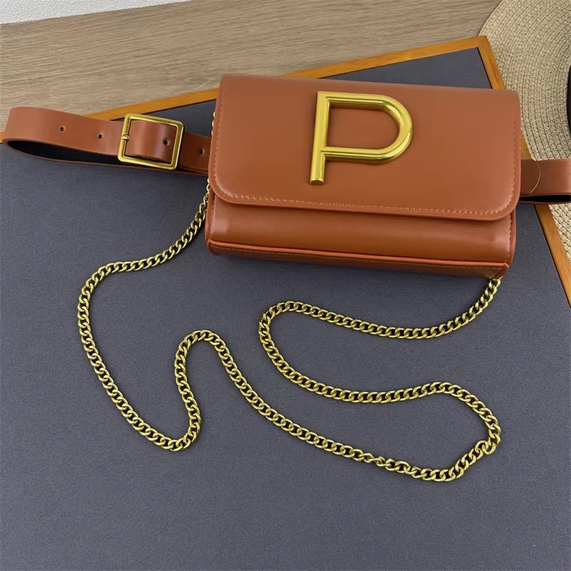 Belt Bag Leather Wide - 女性のデザイナー P レター PU レザーバッグコルセット女性カマーバンドコートウエストバンドドレスデコレーションワイドベルト J1787