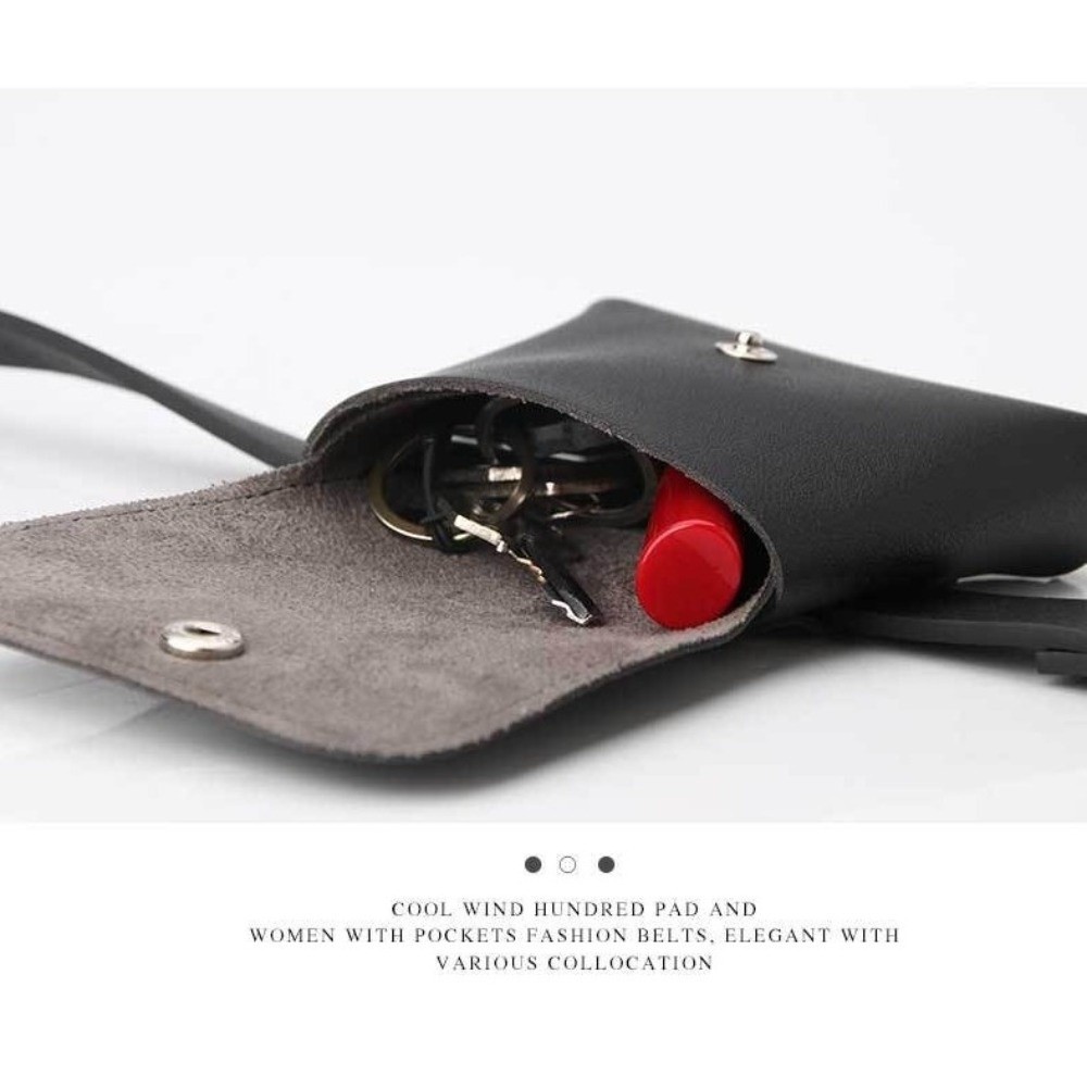 Belt Bag Leather Wide - ギフト PUレザー レディース ウエストバッグ 調節可能なストラップ 軽量
