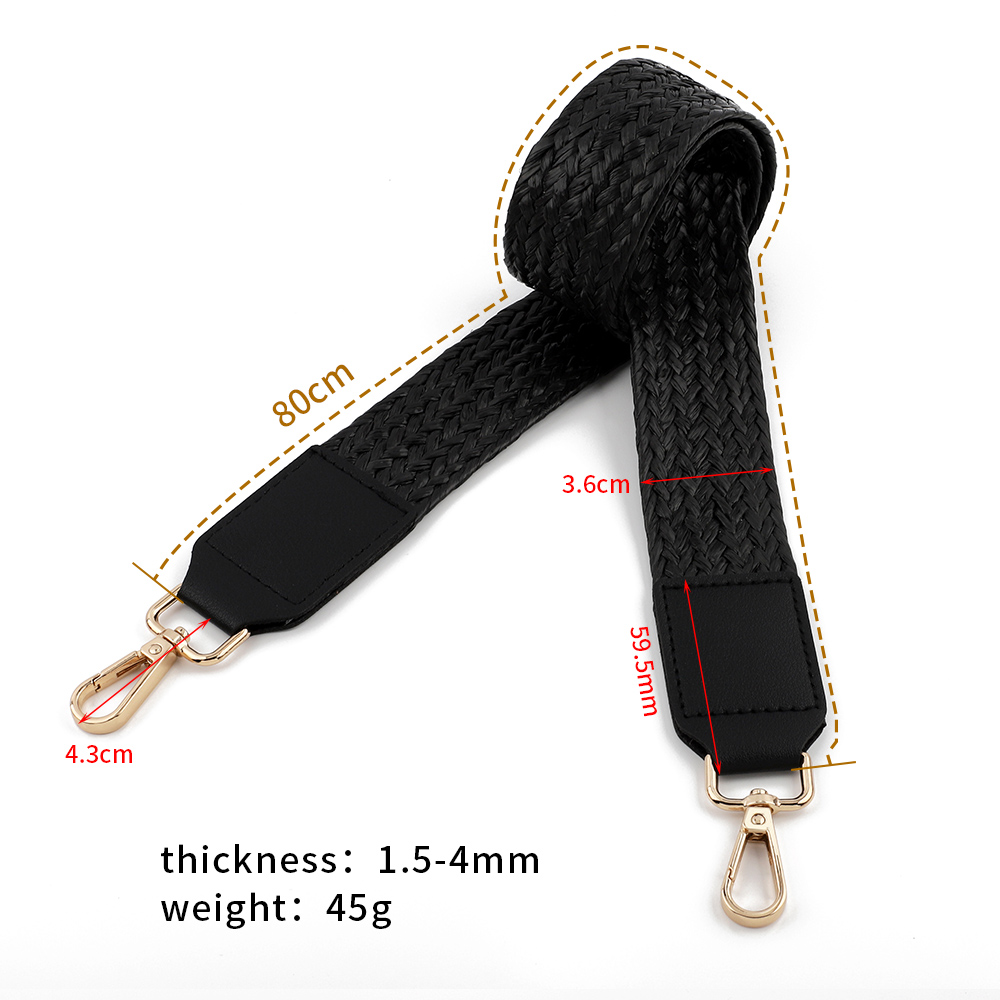 ワイド織財布ストラップ革ラフィア編組バッグハンドル交換ベルト - Belt Bag Leather Wide のレビューと価格