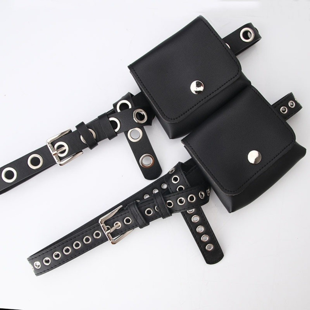 ギフト PU レザー女性用ウエストバッグ調節可能なストラップ - Belt Bag Leather Wide のレビューと価格