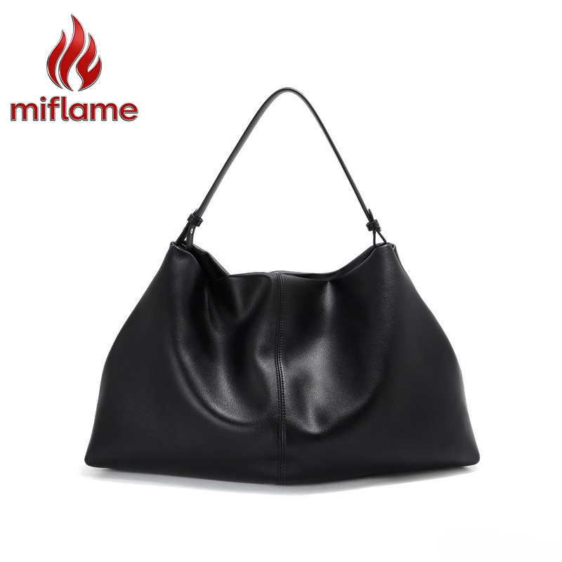 本革ショルダーバッグ レディース ゆったりとしたソフトな通勤 - Quiet Luxury Bags Tote のレビューと価格