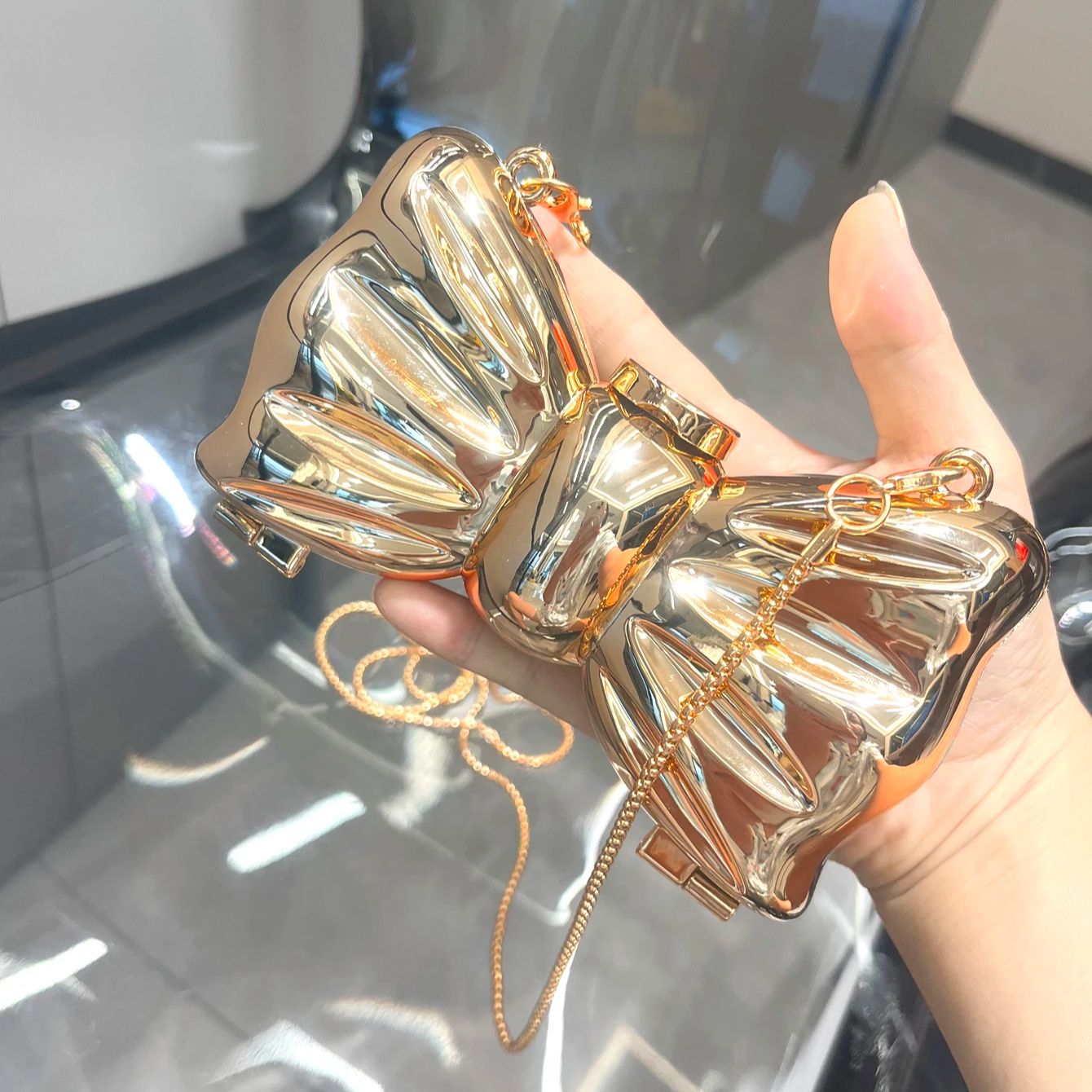 ゴールデンイブニングバッグ財布とハンドバッグ高級デザイナーシ - Luxury Bags Brand のレビューと価格