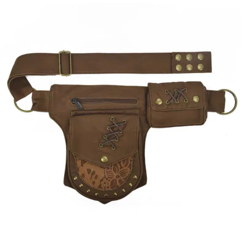 リベットワイドウエストベルトスパイシーガール服飾アクセサリー - Belt Bag Leather Wide のレビューと価格