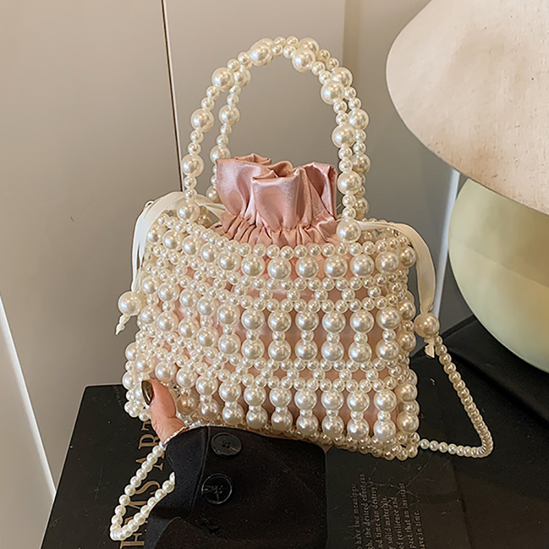 ライト高級真珠クロスボディバッグ女性のための夏のパッチワーク - Luxury Bags For Summer のレビューと価格