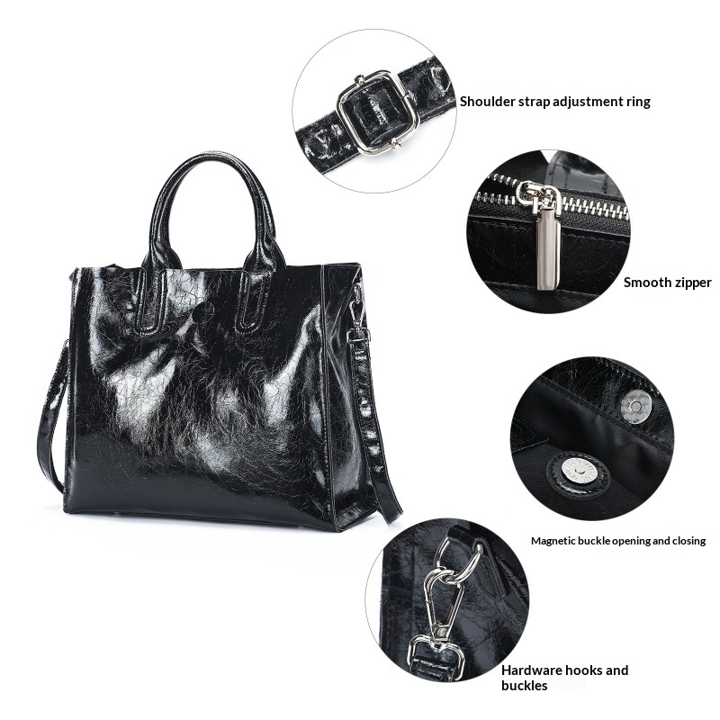 本革トートバッグ レディース 大容量ハンドバッグ トップハン - Quiet Luxury Bags Tote のレビューと価格