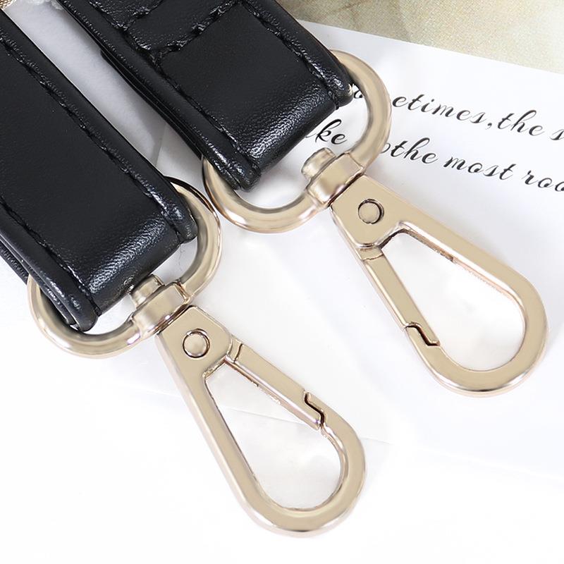 ブラウンのシングルショルダーハンドバッグストラップ交換用アク - Belt Bag Leather Wide のレビューと価格