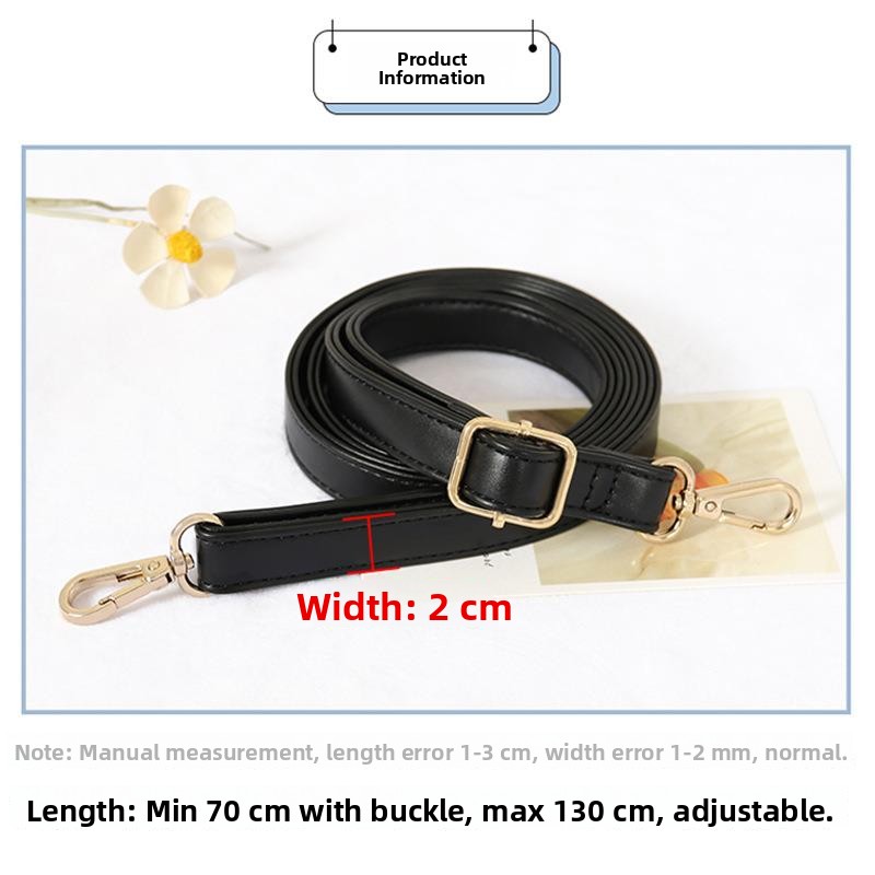ブラウンのシングルショルダーハンドバッグストラップ交換用アク - Belt Bag Leather Wide のレビューと価格